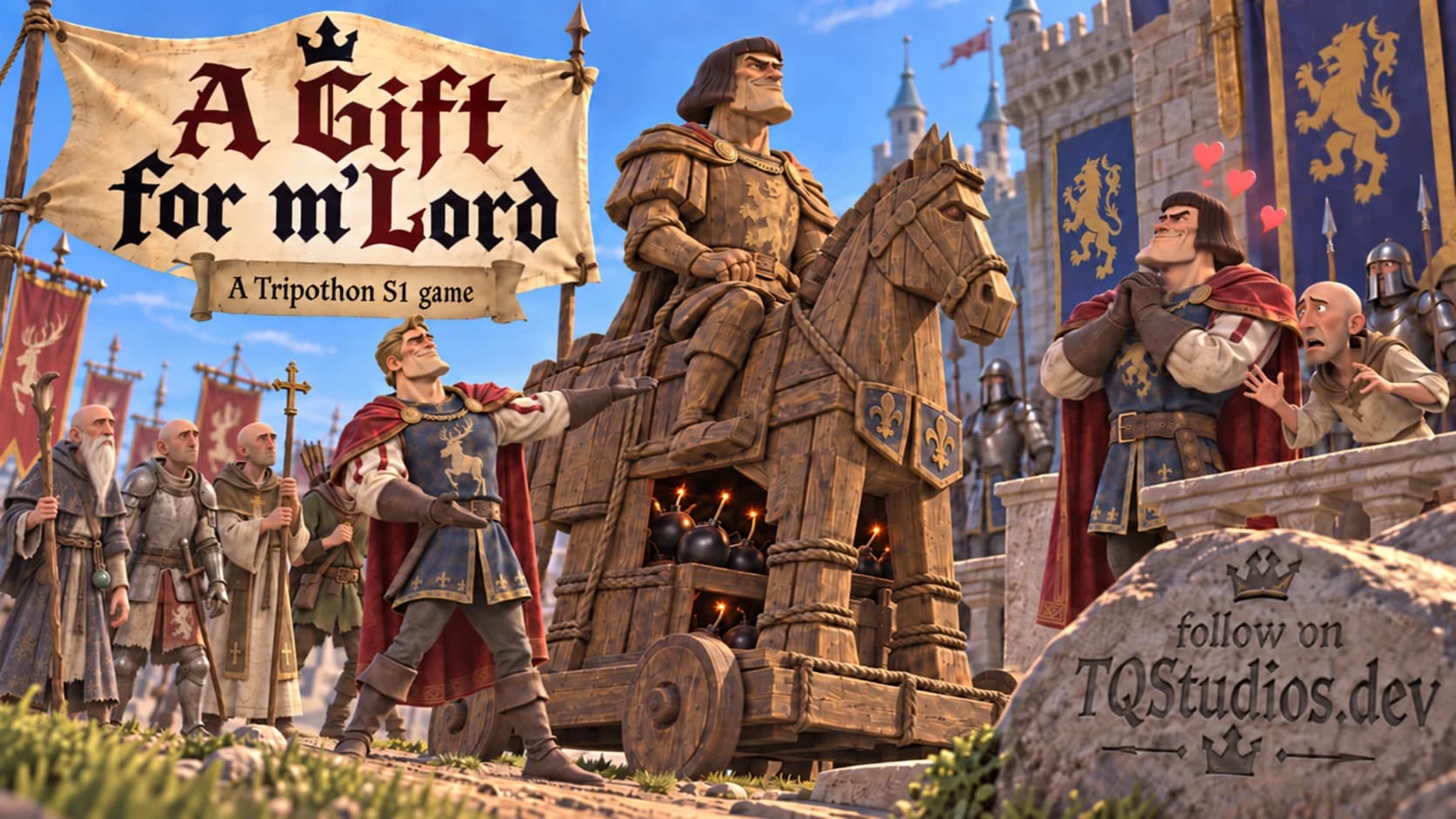 A gift for m'Lord concept key art