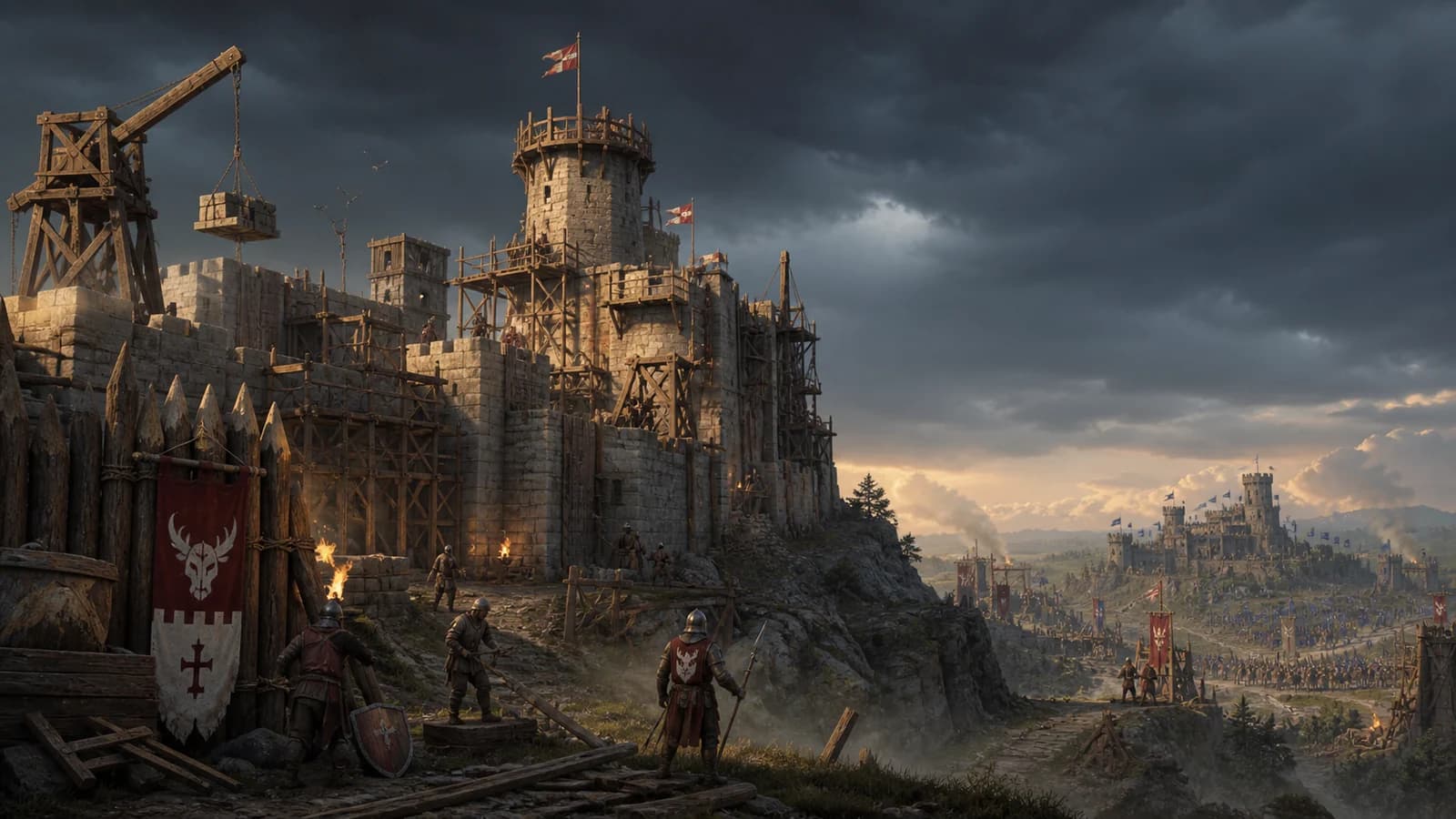 Bones & Banners concept key art